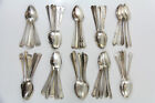 50x Tea Spoons Flatware Silverplate Lot Vintage Craft Reuse Repurpose