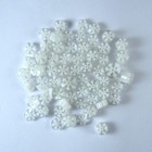 Snowflake White clear Murrine Millefiori Coe 90 Art Glass Fusing Supplies