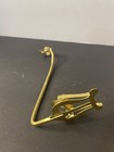 Brass-tone Lyre Sheet Music Holder Clip Marching Band Vintage 5 5 Inch Usa 