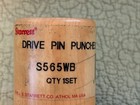 Starrett S565wb Drive Pin Punch Set 8 Punches   Round Wood Box 1 16 -5 16  -new