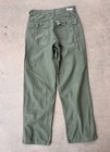 Vintage Us Army Pants 29 X 30 Og-107 Type 1 Trousers Sateen 60s Vietnam Military
