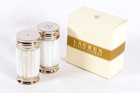 Vintage Ralph Lauren Pearl Salt   Pepper Shakers Set Mother Of Pearl Rl