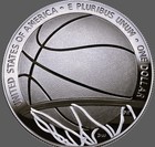 2020-p  Basketball Hall Of Fame 999 Silver Proof  1 Dollar Coin In Capsule   Unc