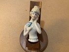 5161 German Half Doll Likely 1920s Art Deco As Is Chip On Rim 3 1 4   tall