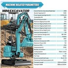 2 5t Kubota Epa Diesel Mini Excavator Side Swing Telescopic Tracks Free Ship