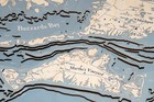 Cape Cod  Massachusetts Uv-printed Wood Map   Layered Birch Nautical Chart