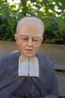 Antique Large Statue Belgian Saint Mutien Marie Wiaux Religious