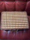 New Never Used Vintage Wicker Picnic Basket Set For Four 