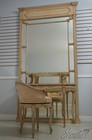 70582  Vintage Dressing Vanity W  Large Mirror   Stool