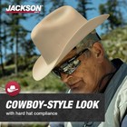 Full Brim Cowboy Style Hard Hat Protective Safety Helmet For Work
