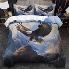 Mountain Eagle Duvet Quilt Cover Set Pillowcases Twin Full Queen King Home Decor