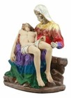 Santa Muerte Piadosa Rainbow Robe Statue La Pieta Of The Most Holy Death 6 h