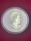 2017 Canada Silver Maple Leaf W  Cougar Privy  Reverse Proof 1 Oz  9999 Silver
