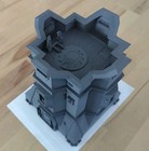 Imperial Bastion Dice Tower Terrain Warhammer 40k Scale 3d Print W  Hole Covers