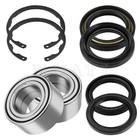 2x Front Wheel Bearings W  Seals Kit For Kawasaki Bayou 300 400 4x4 Klf300 400