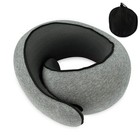Memory Foam U-shaped Travel Pillow Neck Support Head Rest Car Plane Soft Cushion