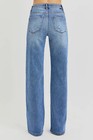 Risen Tummy Control Elastic Band High Rise Wide Jeans Rdp5920