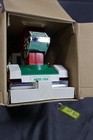 Hess 1994 Rescue Truck Toy Vehicle W  Original Box White green red Gas   Oil New