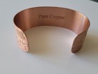 Pure Copper Magnetic Bracelet Copper Arthritis Pain Therapy 1 18  Wide Cuff