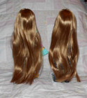Monique Custom Made Doll Wig Sz 7 8 Strawberry Very Very Long Straight Hair New