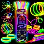 Glow Sticks Party Supplies 200 Count Neon Bracelets Necklaces Fun Events New