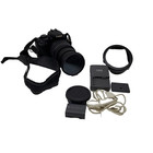 Canon Eos Rebel T1i 500d 15 1mp Digital Slr Camera W  F 3 5-5 628-200mm Lens Kit