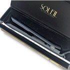 Soleil Dynamic Styler Hair Straightener Flat Iron Black Professional Tool