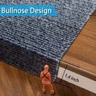 Bullnose Self-adhesive 9 x36  Stair Treads Carpet Non-slip And Perfect For In   