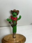 Wild Bill Desert Cactus Cool Cowboy Custom Draft Beer Tap Handle With Stand