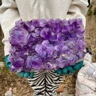 15 21lb Large Natural Amethyst Geode Quartz Cluster Crystal Specimen Healing