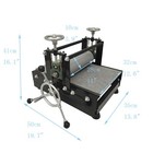 19 7 12 6in Tabletop Printmaking Machine Portable Slab Roller Engraving Press