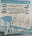 C1950s Rare Galveston Island Texas Greyhound Bus Promo Brochure Hotel Galvez  