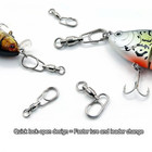 Ball Bearing Fishing Swivel With Fast Snap Clip Stainless Steel Connector Tackle