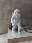 Vintage Louis Marx White Plastic 6  Apollo Astronaut Figure Vintage 1970 s 