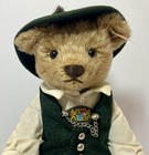 Rare Steiff Mohair Teddyb  r Trachten Max In Traditional Bavarian Costume 10   