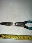 Vintage Wiss  Ks Kitchen Shears Scissors Jaw Claw Bottle Jar Opener Usa Aqua 8 