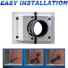 Line Set Cover Kit Hvac Split System Wall Penetration Adjustable Indoor Outdoor