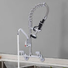 Commercial Faucet Wall Mount Kitchen Sink For Restaurant Industrial 360   Rotate 