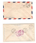 Canada  2  First  Flight  Covers  One  Registered