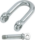 6 Pcs 1 4 D Ring Anchor Shackles  Stainless Steel Clevis Shackle  Marine Boat