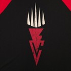 Wwe Finn B  lor B  lor Club Mens M Red Black Raglan Tee 3 4 Sleeve Authentic