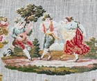 Antique 19th Century Hand Embroidered German Motif Sampler  Zz448