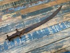 Ancient Old Hand Forged Floral Sword Hilt Sword Tulwar 26   X 3 Dagger