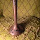 Antique Heintz Arts And Crafts Metal Sterling On Brass Bud Vase 11 75  Tall Art