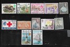 23 Used Bermuda   Jamaica Stamps