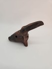 Pre Columbian Ocarina Pottery Bird Effigy Flute