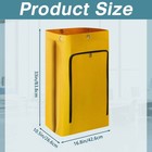 Bag Zippered Front Replacement Janitorial Cart Bag 24 Gallon Large Capacity Comm