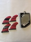 Futures Fins Stretch Quad Set - Red Honeycomb