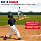 Moxow Sagitta Baseball   Softball Pitching Machine With Ball Caddy Dark Blue
