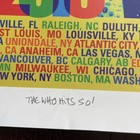 The Who Tour 2015 Poster Artist Colorful Rock Art Retro Band Music Signed 18x27